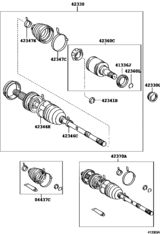 Rear Axle Shaft & Hub