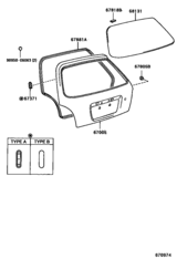 Back Door Panel & Glass