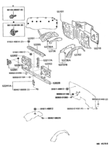 Front Fender Apron & Dash Panel