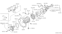 Transmission case & clutch release