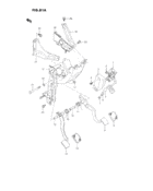 Pedal and pedal bracket