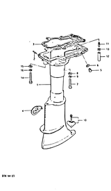 Drive shaft housing