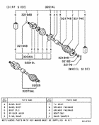 Front axle drive shaft