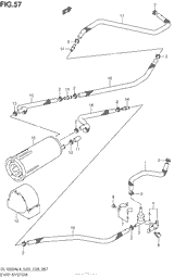 Система вентиляции бензобака (Dl1000Al4 E33)