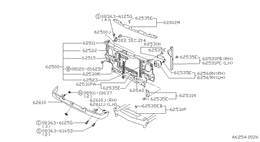Front apron & radiator core support