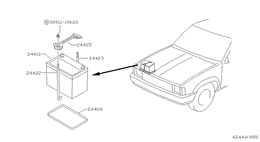Battery & battery mounting