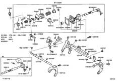 Gear Shift Fork & Lever Shaft (Mtm)