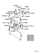 A/c condenser, piping