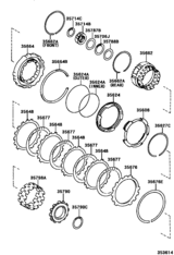 Center Support & Planetary Sun Gear (Atm)