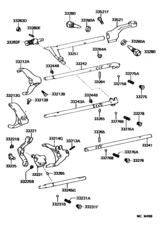Gear Shift Fork & Lever Shaft (Mtm)
