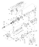Gear Housing Propeller Shaft - Counterrotation