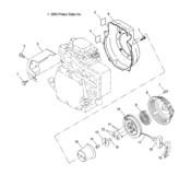Engine, Recoil Starter And Blower Housing