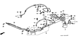 Power steering lines