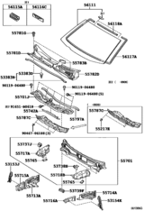 Cowl Panel & Windshield Glass
