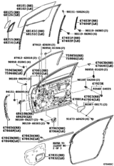 Front Door Panel & Glass