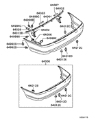 Rear bumper & support