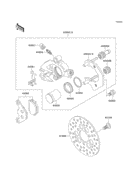 Front brake(ksf250-a18)
