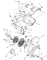 Blower housing and recoil assembly