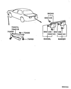 Rear garnish & moulding