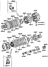 Center Support & Planetary Sun Gear (Atm)