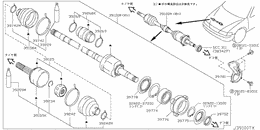 Front drive shaft (ff)