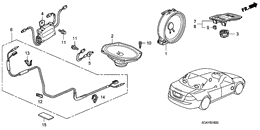 Radio antenna/speaker