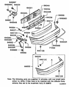 Rear bumper & support