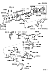 Gear Shift Fork & Lever Shaft (Mtm)