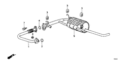 Exhaust pipe/silencer