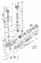 Lower casing drive
