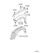 Fender & front end cover