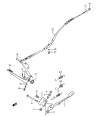 Prop stand - rear brake