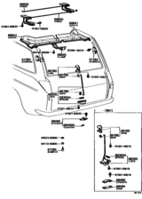 Back Door Lock & Handle