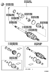 Rear Axle Shaft & Hub