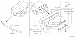 Aeroparts, the spoiler front & rear