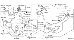 Power steering piping
