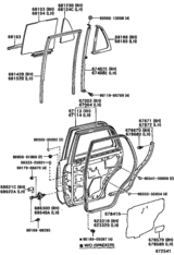 Rear Door Panel & Glass