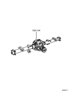 Rear axle differential