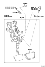 Brake Pedal & Bracket
