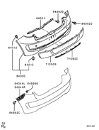 Rear bumper & support