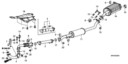 Exhaust pipe/silencer