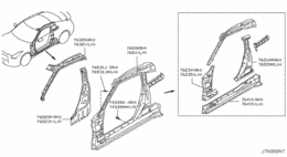 Body side panel