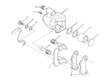 Middle brake assembly