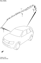 roof side pad / air bag