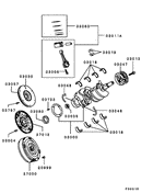 Piston & crankshaft