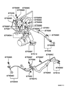 A/c condenser, piping
