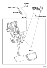 Brake Pedal & Bracket