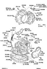 Transmission Case & Oil Pan (Atm)