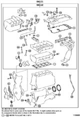 Engine Overhaul Gasket Kit
