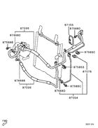 A/c condenser, piping